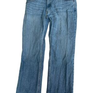 Classic Light Wash Straight Leg Jeans